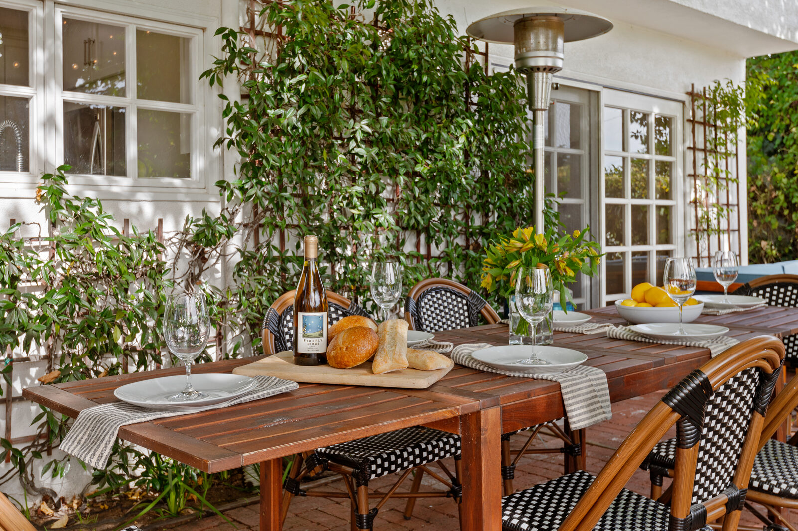 Central Coast outdoor living space